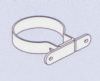 110mm Double Fixing Pipe Bracket