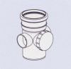 110mm Single Socket Access Pipe