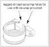 shroud with lugs